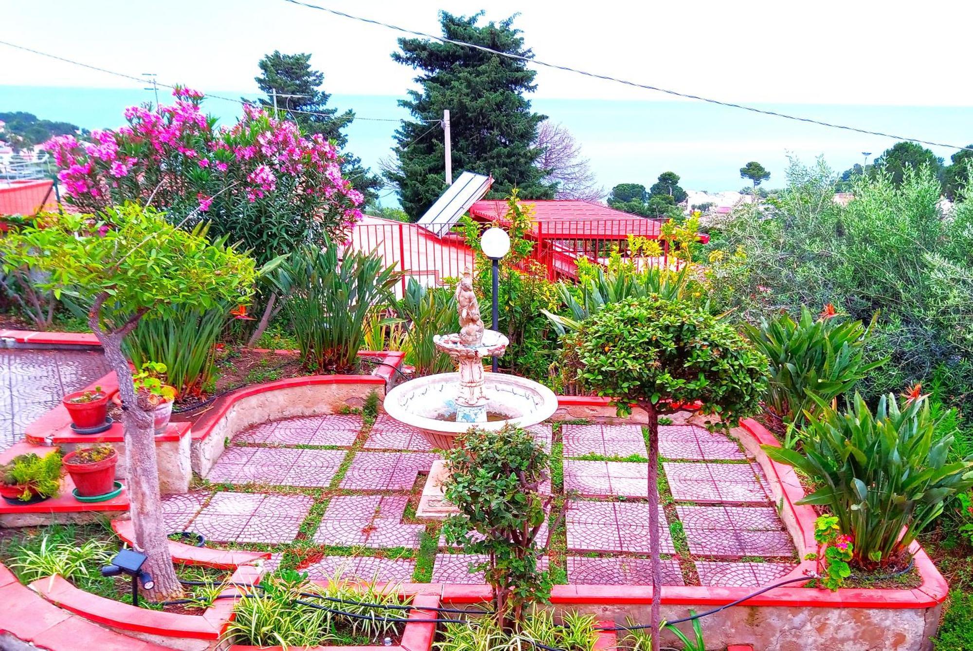 Stanza In Villa Con Giardino Vista Mare Cefalù Dış mekan fotoğraf